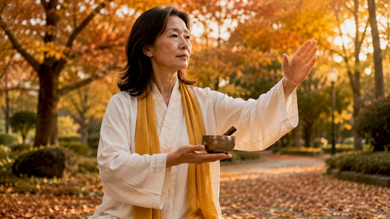 Sound Healing Combined with Qigong for Stress Relief