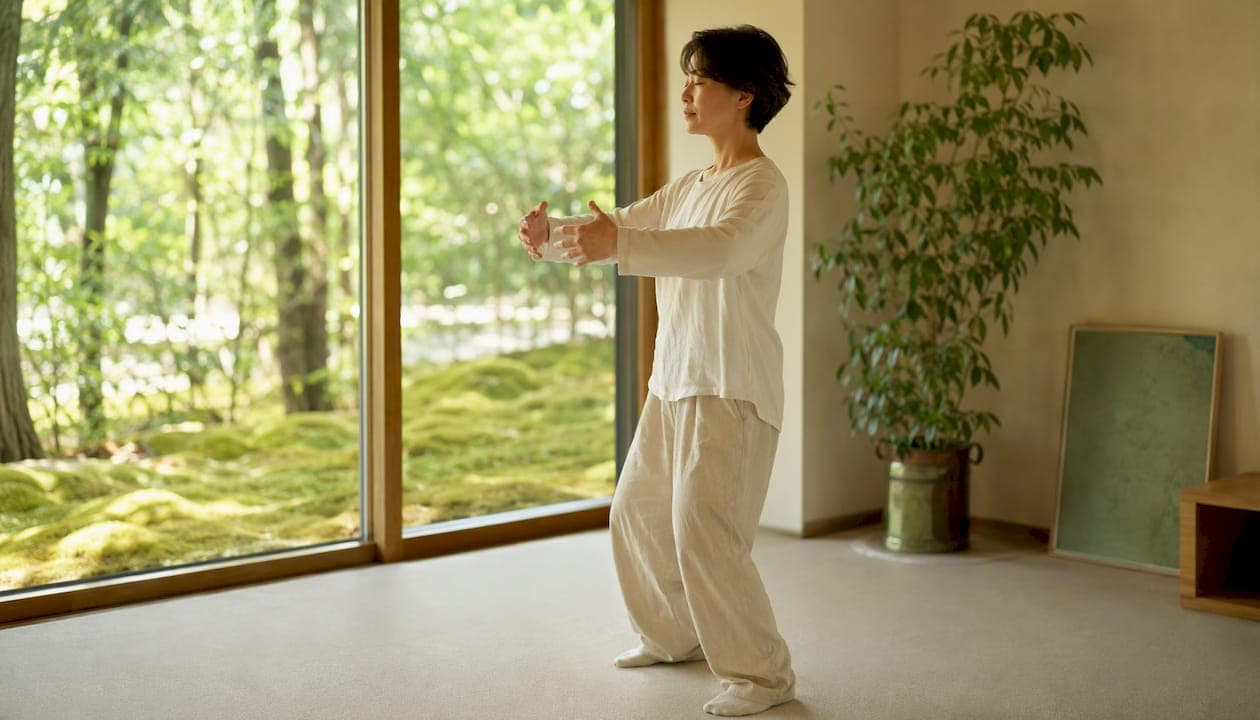 Standing Qigong Meditation for Stress Relief and Posture