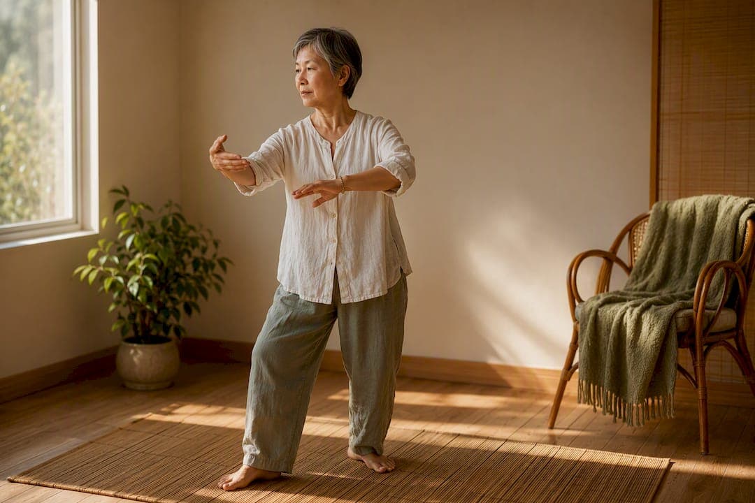 10 Minute Qigong for Sleep Backed by 15 Trials for Seniors
