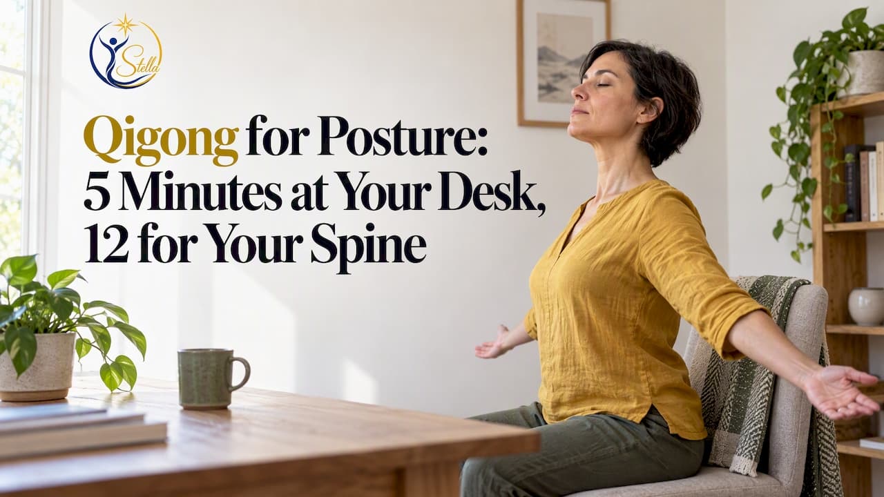 Qigong for Posture: 5 Minutes at Your Desk, 12 for Your Spine